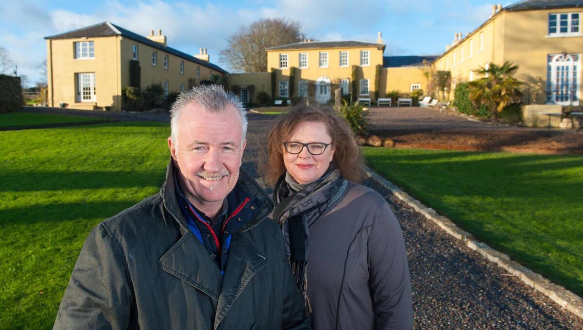 Des and Lisa McGahon, Ballinacurra House. Pic. John Allen
