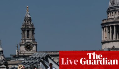 Red warning for south-east England after record June heat; 55 people have drowned in France – Europe heatwave live | Extreme heat
