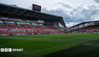 A general view of the Gtech Community Stadium