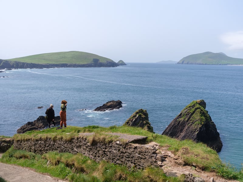 A view of the Great Blasket Island from above Dunquin Harbour, Co Kerry. Photograph: Dan Dennison/The Irish Times