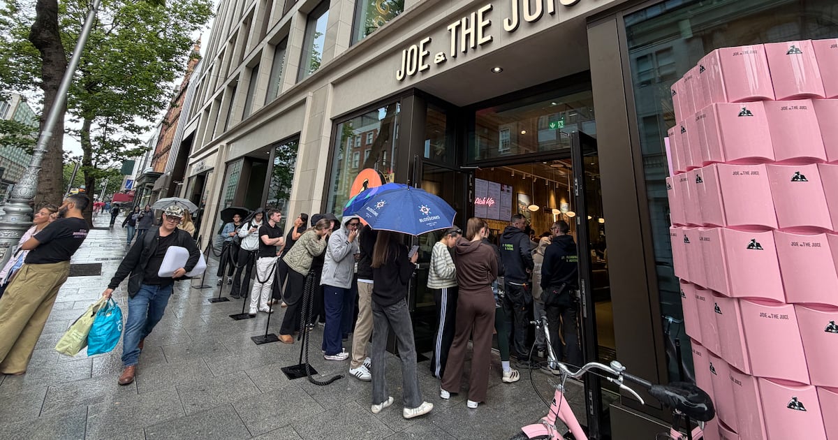 Joe & the Juice Dublin opening: ‘Why are there so many people here?’ – The Irish Times