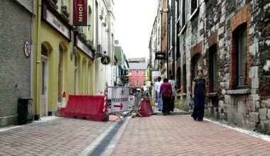 Dublin man was swinging umbrella and screaming at passers-by on Cork street