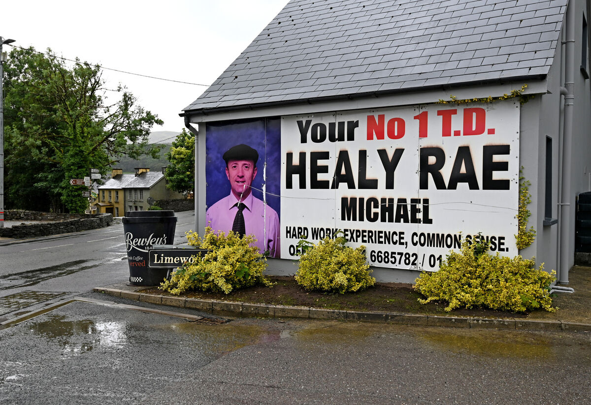  A poster for Michael Healy-Rae in Kilgarvan. Picture: Eddie O'Hare