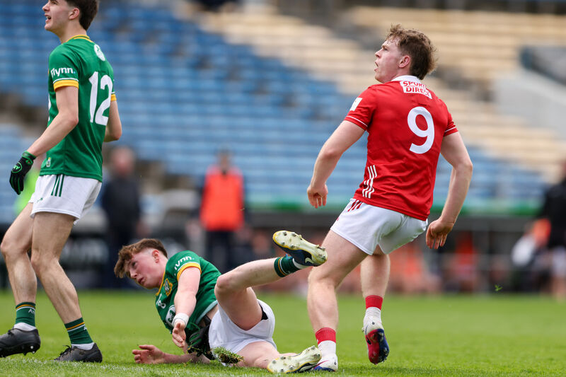 Cork's Conrad Murphy scores a point against Meath. Picture: Diarmuid Brennan/Sportsfocus.