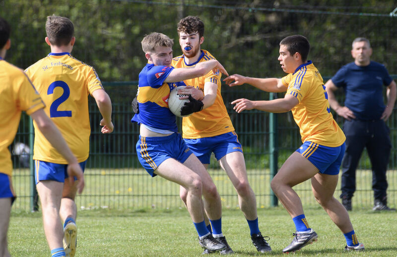  Eoghan Landers in action for Carrigaline last year. Picture: Dan Linehan