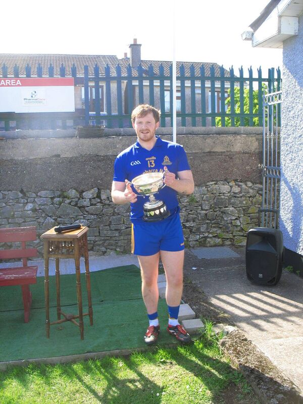 Ruairí O'Connor, St Finbarr's winning captain.