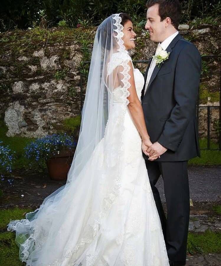 Sinead Sheppard and her husband Eamonn on their wedding day.  Picture: David Clynch