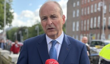 Taoiseach Micheál Martin: 'Irish officials will still make decisions on whether applicants are granted protection status, An Garda Síochána will still police our borders, and Ireland will still control our deportation process.' Picture: Grainne Ni Aodha/PA