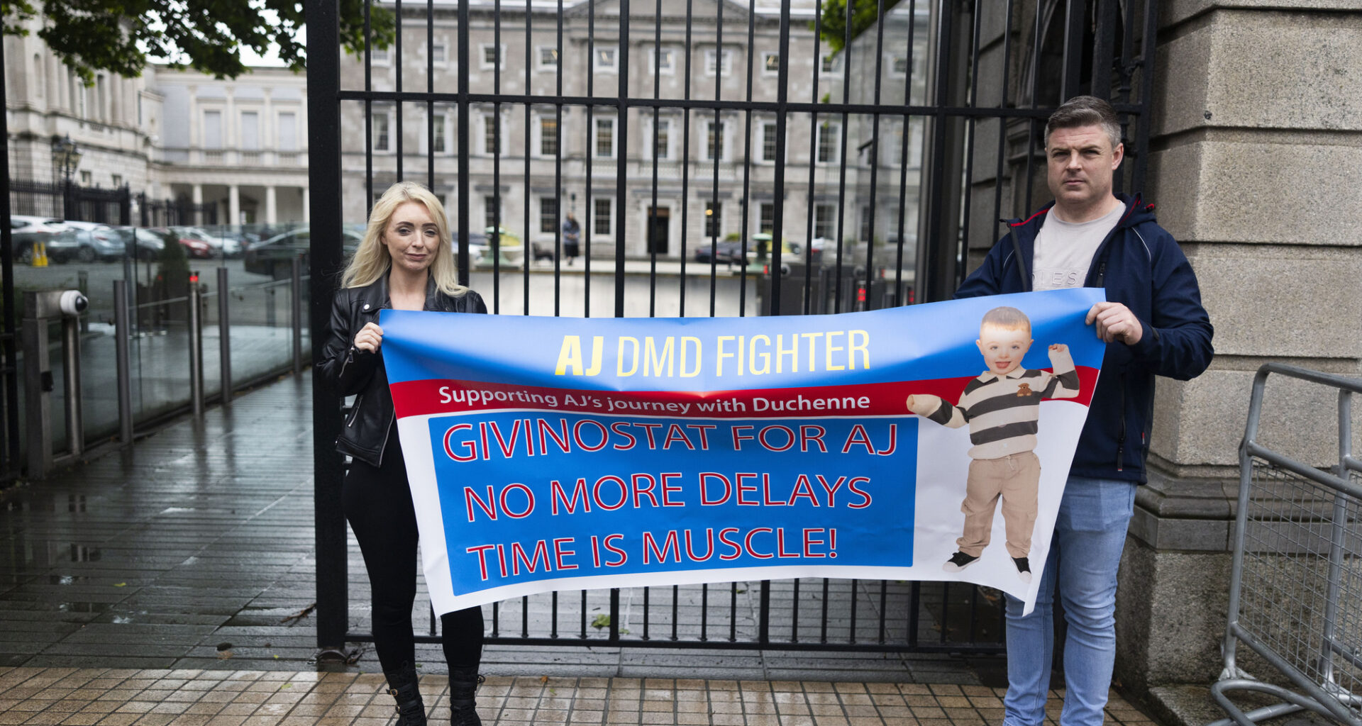 Jennifer Cullen and Andrew Levin (Tallaght) who’s son AJ will now be able to avail of the drug. Picture: Sam Boal/Collins Photos