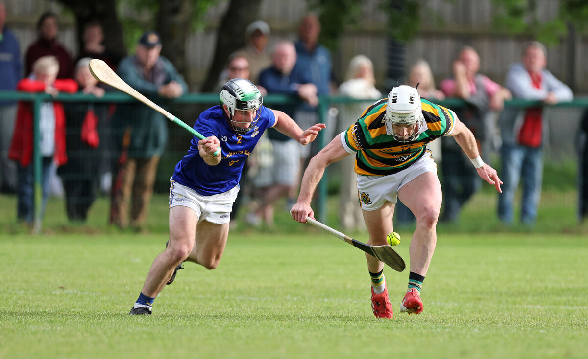  Sean Daly, St. Finbarr's, Patrick Horgan, Glen Rovers.  2026 Red FM Division 1 Hurling League, St. Finbarr's V's Glen Rovers, at Togher, Cork.