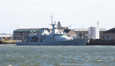 The Irish Naval Service ship, LÉ James Joyce (P62), at the Naval Base, Haulbowline, Co. Cork. File picture: Denis Minihane.