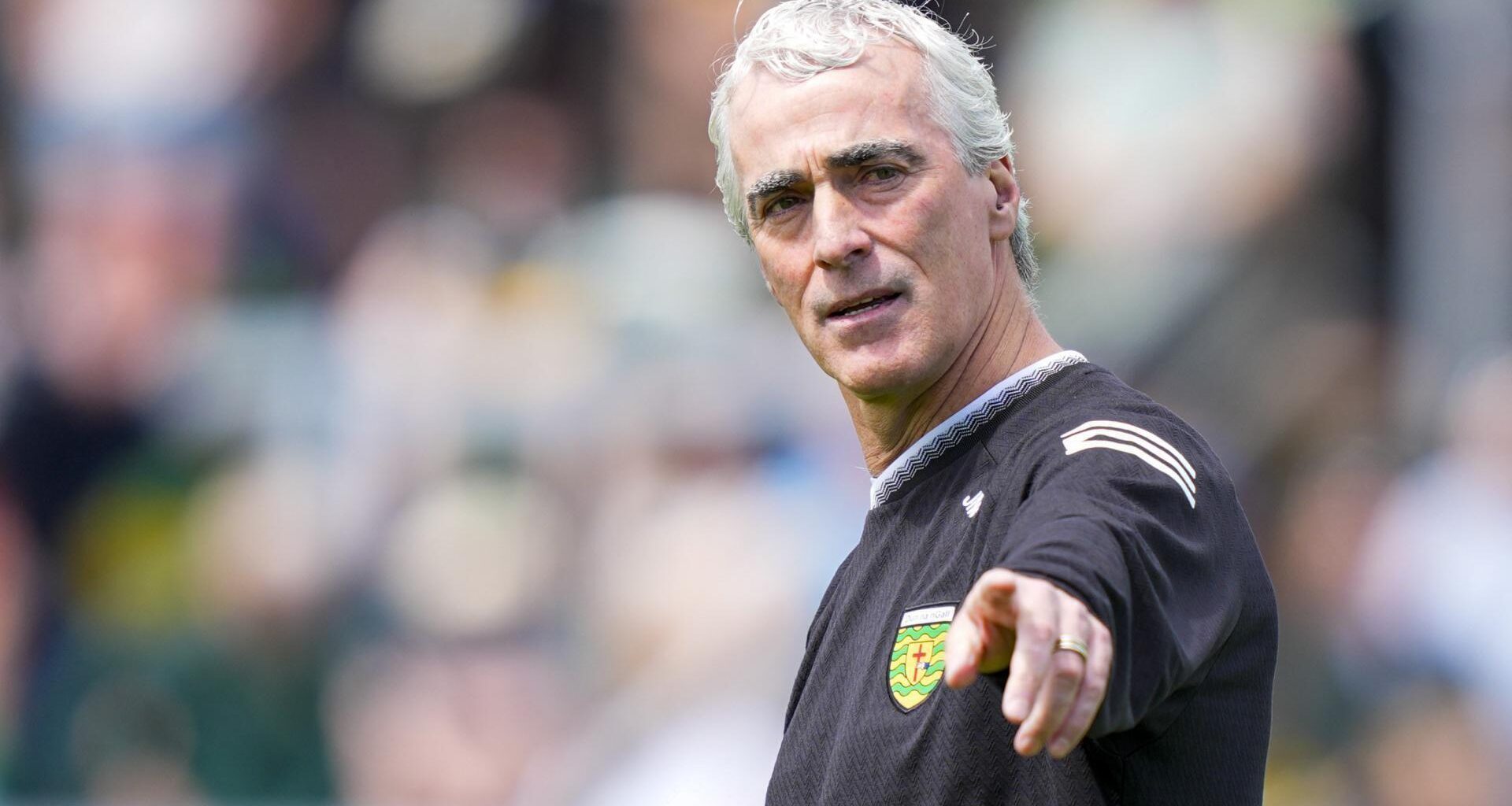 Jim McGuinness Donegal Manager ahead of the game. Pic: ©INPHO/James Lawlor.