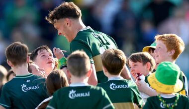 ROLE MODEL: Kerry’s David Clifford surrounded by fans after the game. Pic: ©INPHO/James Crombie