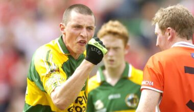 THE DONAGHY DERBY: Kieran Donaghy in action for Kerry against Armagh. He has also been involved with both seniors side's as a coach. Pic: David Maher / SPORTSFILE.
