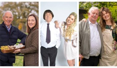 From left: Karen and John Kerrigan, Pat and Faye Shortt, and John and Kathi Burke
