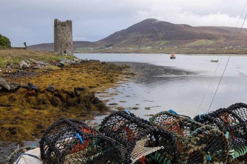 Kildavnet Castle, Achill Island, Co May wx200626