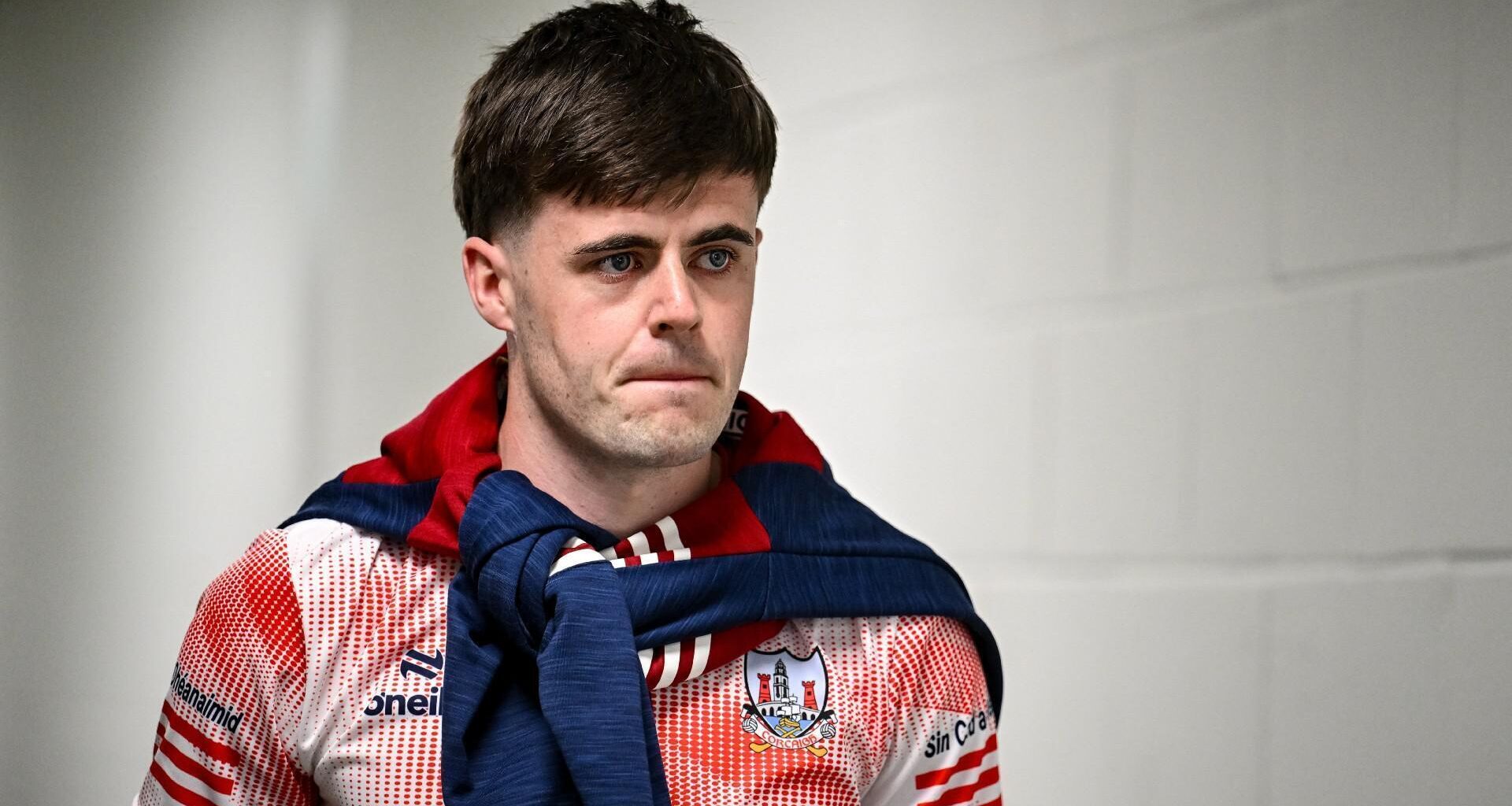 Cork captain Darragh Fitzgibbon before the Munster SHC final at SuperValu Páirc Uí Chaoimh. Pic: Brendan Moran/Sportsfile
