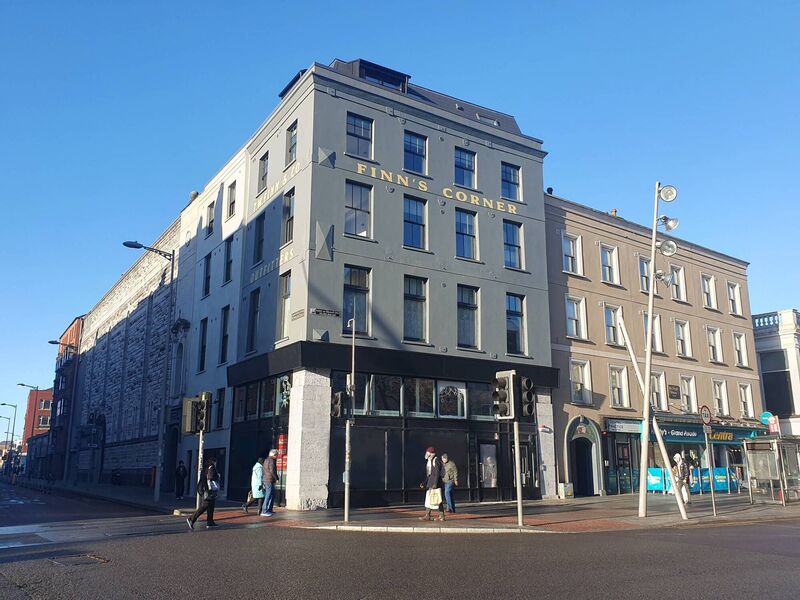 Finn's Corner at the junction of Washington St and Grand Parade in Cork City.