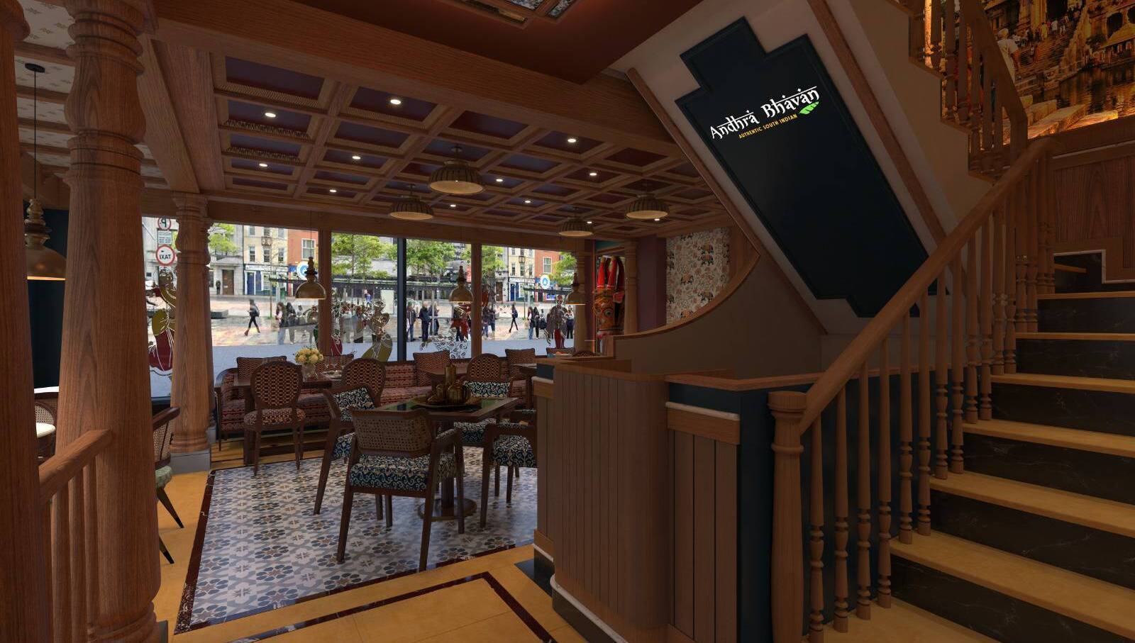A CGI mock-up of the interior of the new Andhra Bhavan restaurant at Finn's Corner. One of its existing four locations, at Marlborough Place in Dublin, received a rave review from Leslie Williams in the 'Irish Examiner Weekend' last year. See link below. File picture