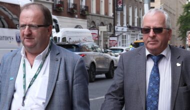 In a previous spat, Independent TD Mattie McGrath (right) said Independent Ireland leader Michael Collins was the second traitor of that name from West Cork. See link below. Picture: Conor Ó Mearáin/Collins