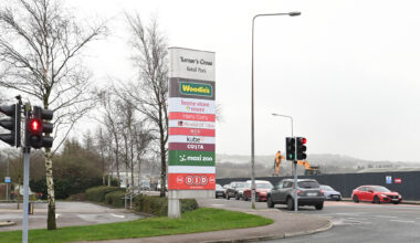Fast food chain KFC and coffee operator Costa are the planned occupants of the future restaurants to be located on a section of the carpark at the western edge of the Turners Cross Retail Park, whose current tenants include Woodies, Homestore + More, and DID Electrical. Picture: Larry Cummins