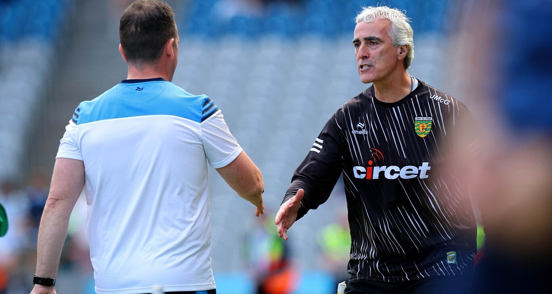 Jim McGuinness on the extra-time period of Dublin's victory over Donegal: "It's not a game anymore, it's just chaos." Pic: ©INPHO/Ryan Byrne