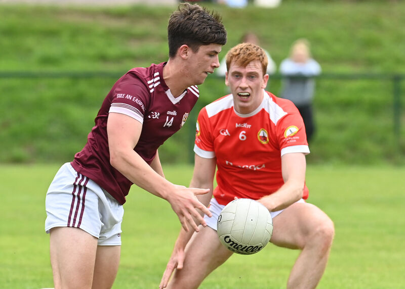 Bishopstown's Kieran McFadden in action against O'Donovan Rossa. Picture: Martin Walsh