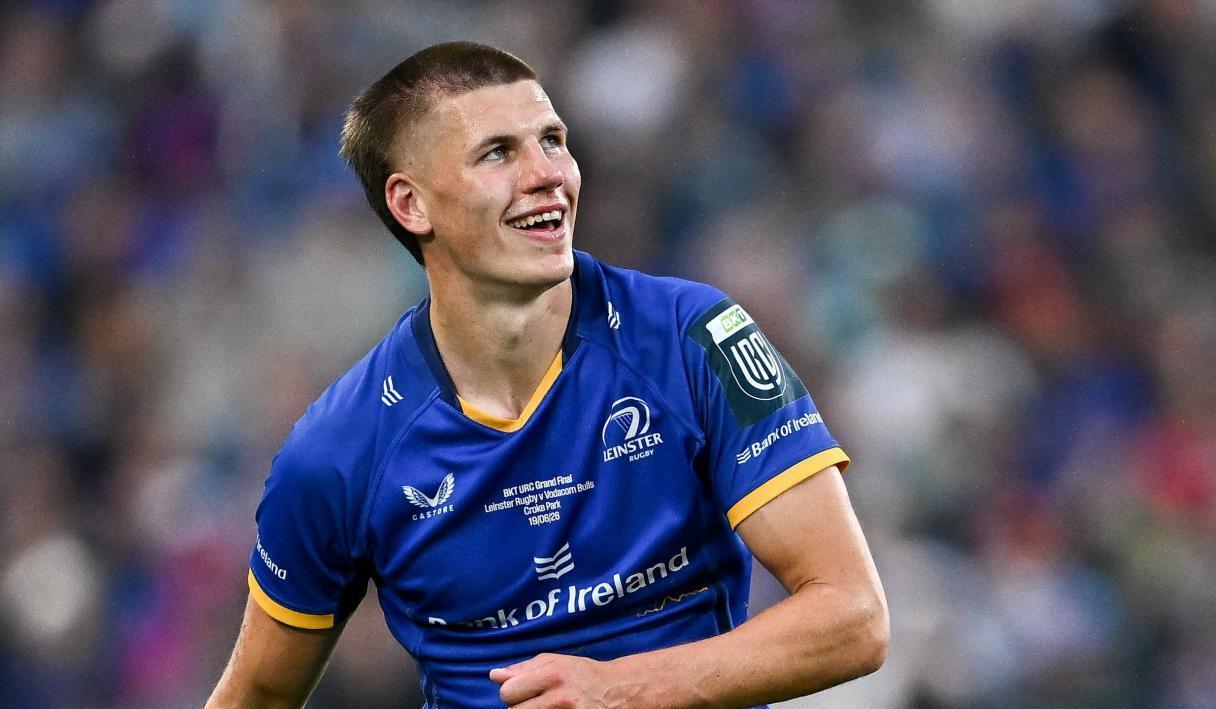 Sam Prendergast: "I reckon I played a better game [on Friday] than last year’s final and that’s probably the end goal, isn’t it? You want to keep progressing as the years go on and that’s what I am chasing down." Pic: Seb Daly/Sportsfile