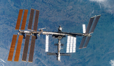 The International Space Station is currently home to seven astronauts (Nasa/PA)