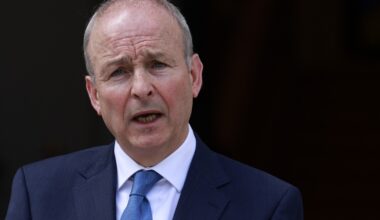 Taoiseach Micheál Martin. See the 'Irish Examiner' (print and online) on Monday for Elaine Loughlin's analysis of the views of 51 Fianna Fáil TDs, senators, and MEPs. Picture: Conor Ó Mearáin/PA