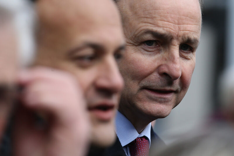 Some Fianna Fáil members say the party could emulate the way Fine Gael doggedly courted votes to secure Leo Varadkar as its party leader. File picture: Stephen Collins/Collins