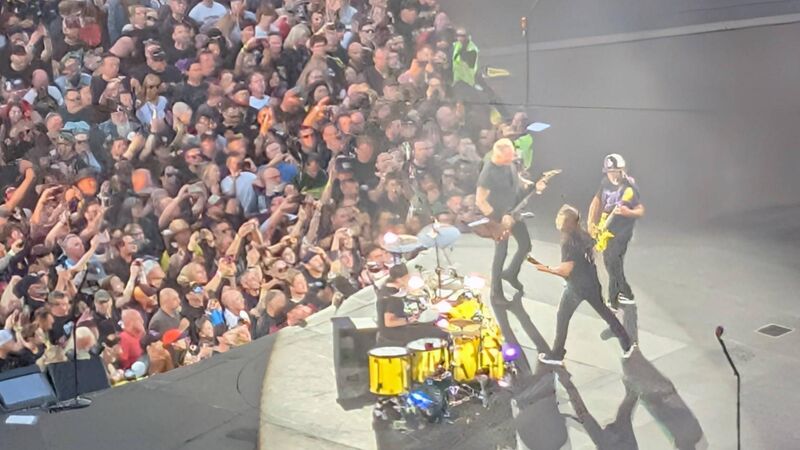Metallica at the Aviva Stadium in Dublin. 