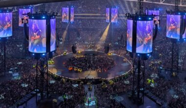 Metallica at the Aviva Stadium in Dublin.