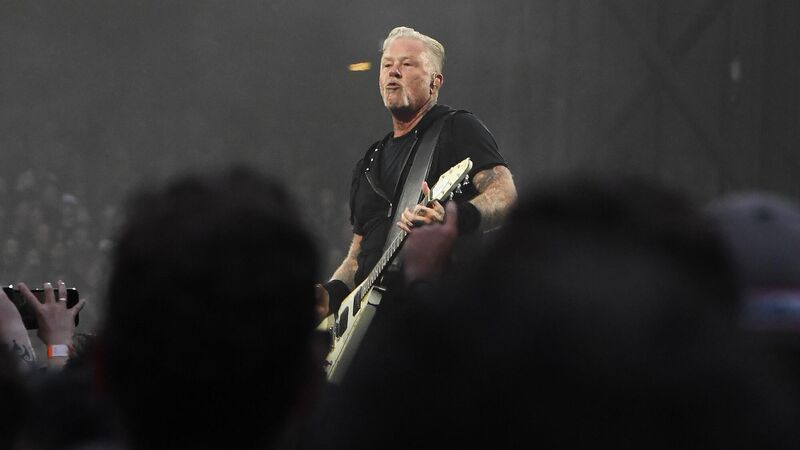 Metallica's James Hetfield at the Aviva Stadium. Picture: Moya Nolan
