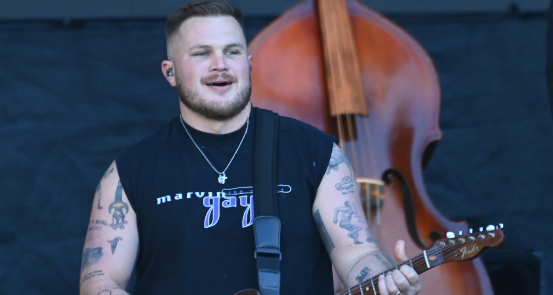 Zach Bryan on stage at Páirc Uí Chaoimh, Cork, over the weekend. Picture: Eddie O'Hare