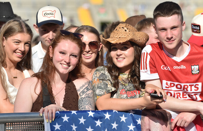 Some of the Zach Bryan fans in Cork.  Picture; Eddie O'Hare
