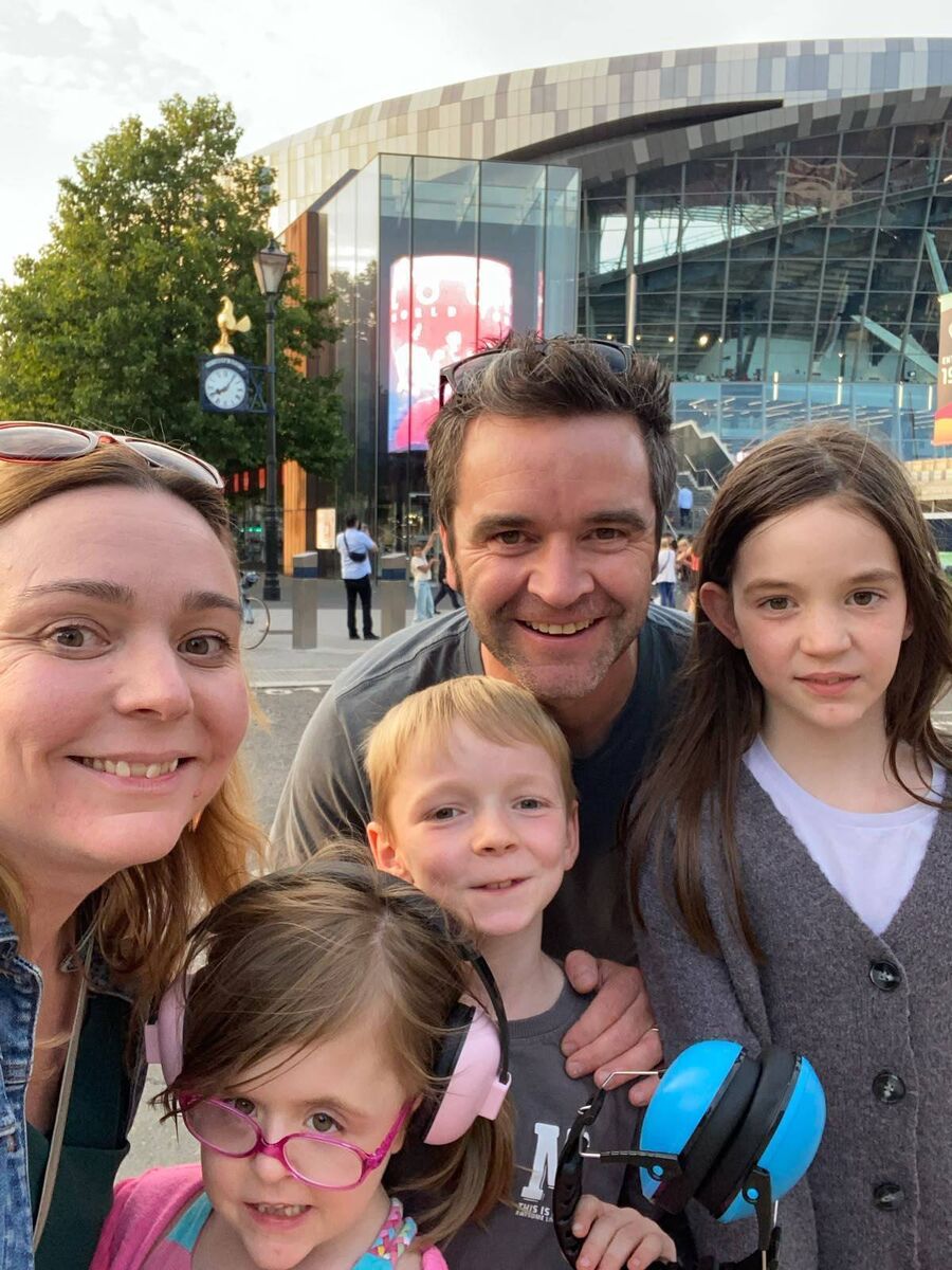 Diane with her family. Diane says more affordable children and maybe even government-supported summer camps could be beneficial. 