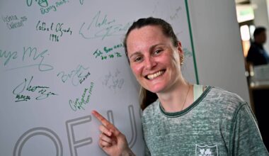 Olympian Ciara Mageean at Tuesday's Team Ireland Olympic Day at Olympic House in Dublin. Pic: Tyler Miller/Sportsfile