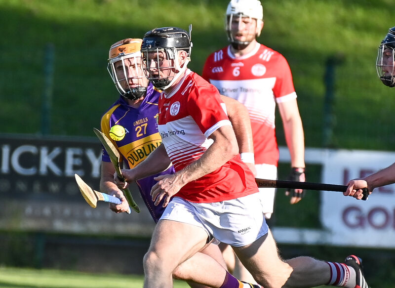  Seandun's Shane O'Donovan races away from Carbery's Darren O'Donovan. Picture: David Keane