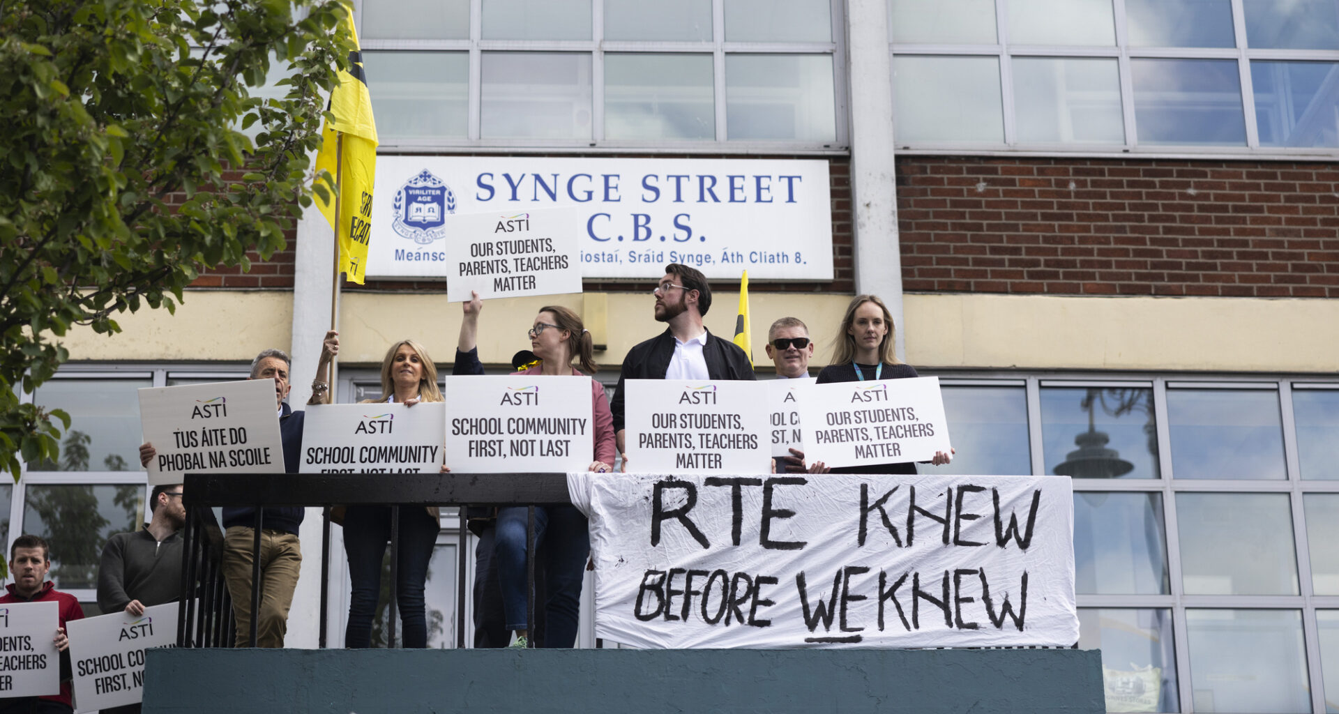 Following the announcement of plans to transition Synge Street CBS to a gaelcholáiste in September 2024, ASTI president Donal Cremin said students, parents, and teachers had been 'ignored, bypassed and disregarded'. File picture: Sam Boal/Collins