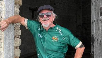 Aidan Spence is cycling around Ireland to raise funds for Irish community organisations in Britain. 