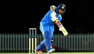 Vaibhav Sooryavanshi of India Photo by Albert Perez/Getty Images 