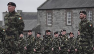 'Our failure to develop armed forces capable of defending our “neutrality” unlike “heavily armed” Switzerland, and indeed Finland and Sweden as neutrals, makes a mockery of our claim to be such, and has resulted in our effective dependence on Nato for our ultimate security.' File picture: Brian Lawless/PA
