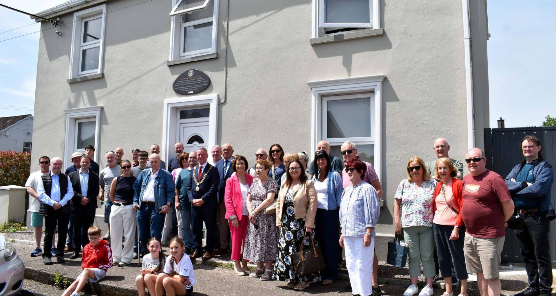 Plaque unveiled at ‘The Laurels’ home of Cork freedom fighters in Togher