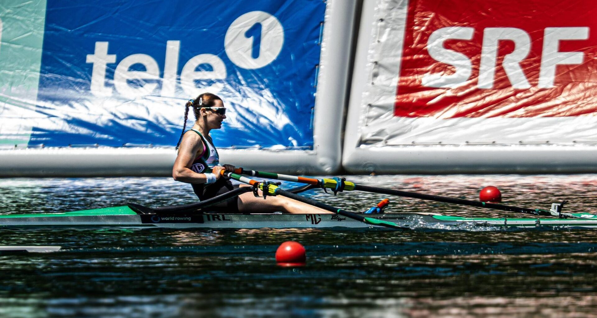 Izzy Clements claimed Rowing Ireland's first medal of the regatta