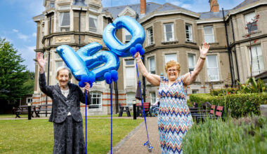 Pictured at a special event celebrating Clontarf Hospital’s 150th anniversary were former staff members Pat Wells and Kathleen Browne. Picture: Marc O’Sullivan