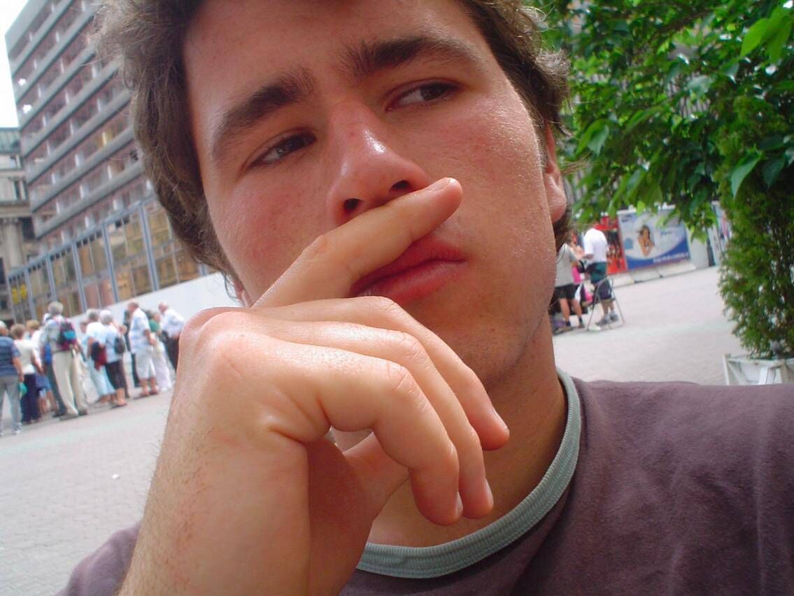 Kieran Cuddihy during his summertime work days, around 2002