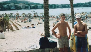 Radio reporter Henry McKean (right) and his brother Charlie on one of their many summer adventures. “Charlie was the heart of the party,” says McKean of his sibling who sadly died earlier this year