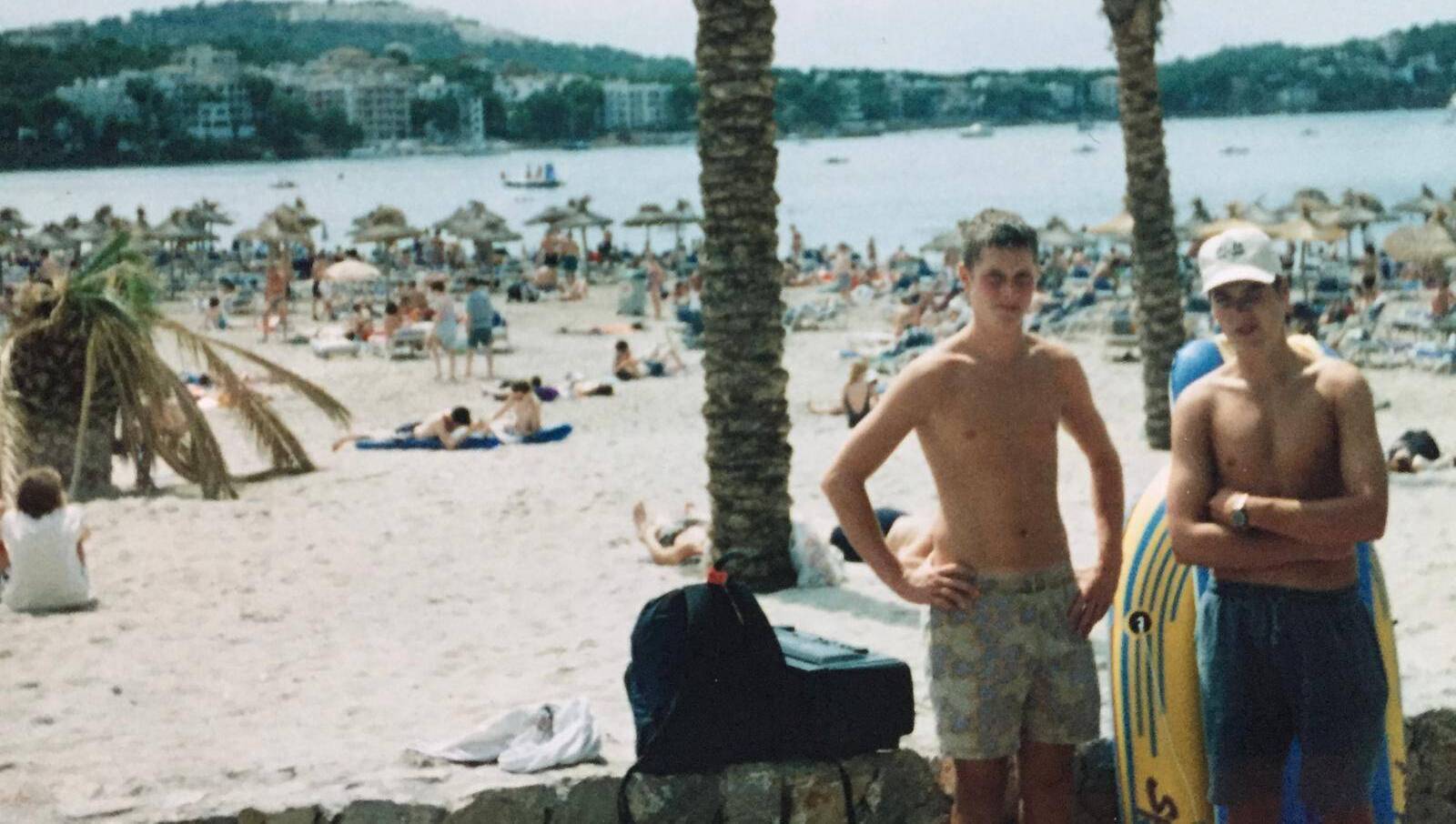 Radio reporter Henry McKean (right) and his brother Charlie on one of their many summer adventures. “Charlie was the heart of the party,” says McKean of his sibling who sadly died earlier this year
