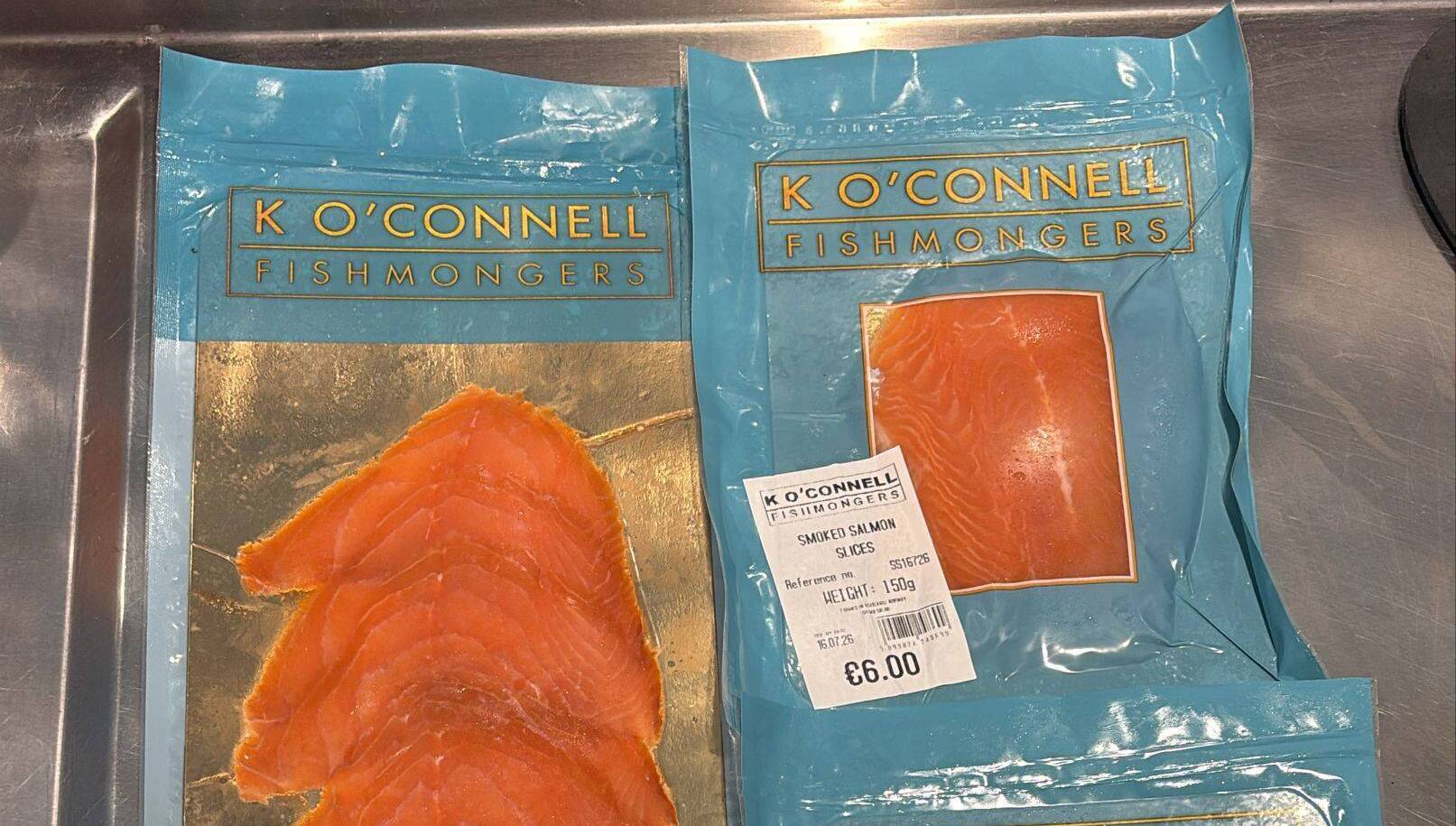 Food authority recalls smoked salmon from O'Connell's fishmongers in Cork